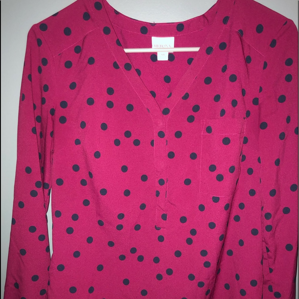 Long sleeve blouse